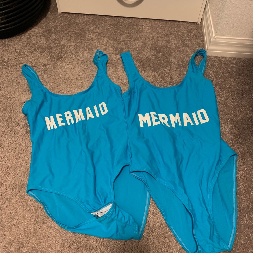 Women’s “Mermaid” body suits swim suits
